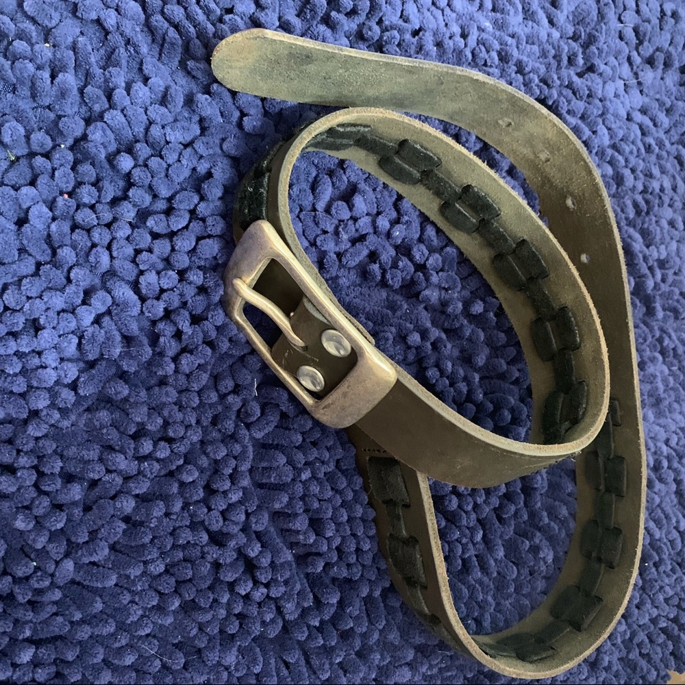 Lucky Brand Black Leather Belt